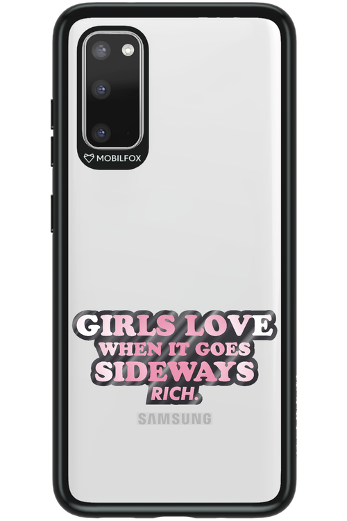 When it goes sideways - Samsung Galaxy S20