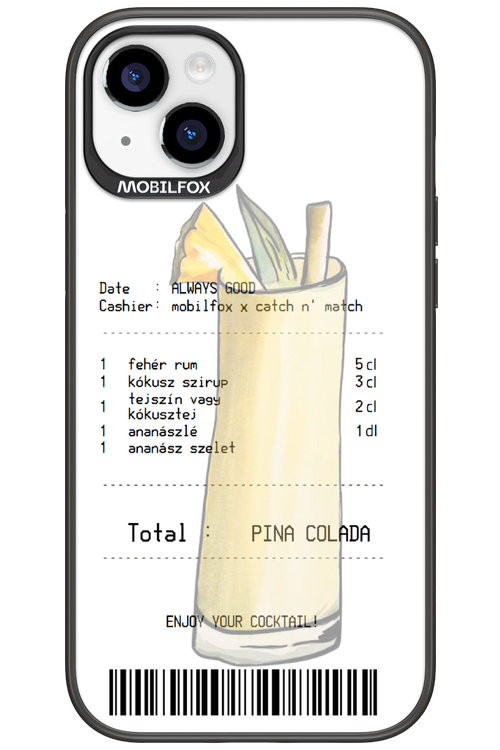 pina colada koktél - Apple iPhone 15 Plus