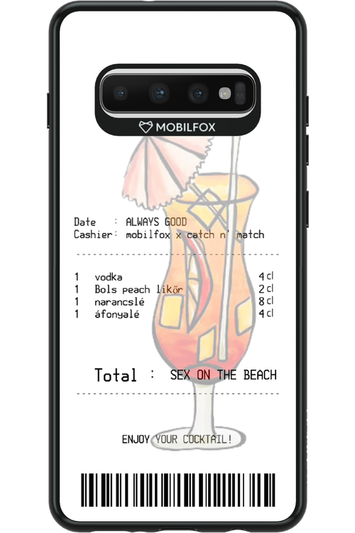sex on the beach koktél - Samsung Galaxy S10+