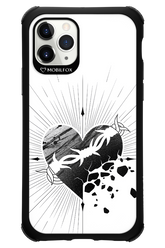 Fekete Szív - Apple iPhone 11 Pro