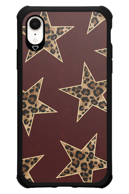 Wild Stars Burgundy - Apple iPhone XR