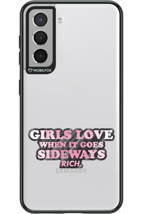 When it goes sideways - Samsung Galaxy S21