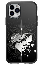 Fehér Szív - Apple iPhone 11 Pro