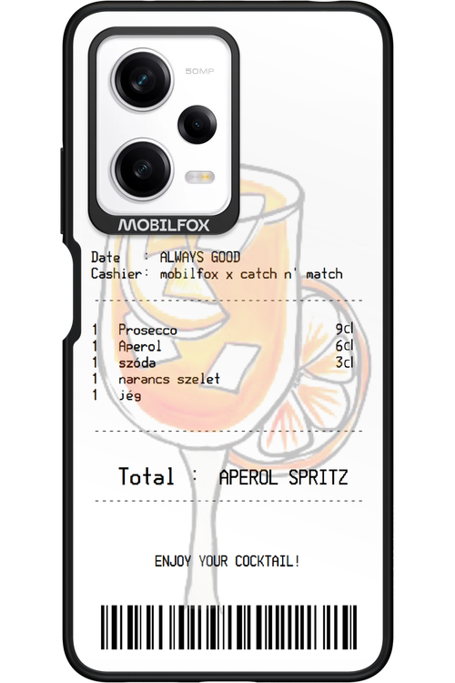 aperol spritz koktél - Xiaomi Redmi Note 12 Pro 5G