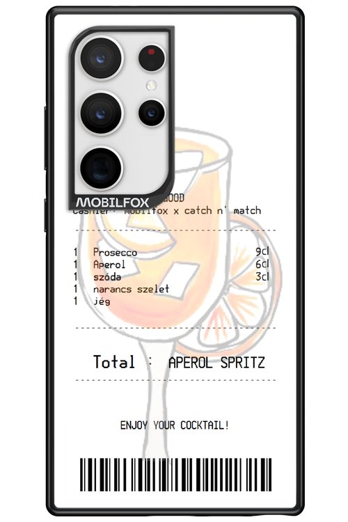 aperol spritz koktél - Samsung Galaxy S24 Ultra