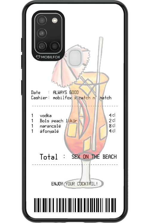 sex on the beach koktél - Samsung Galaxy A21 S