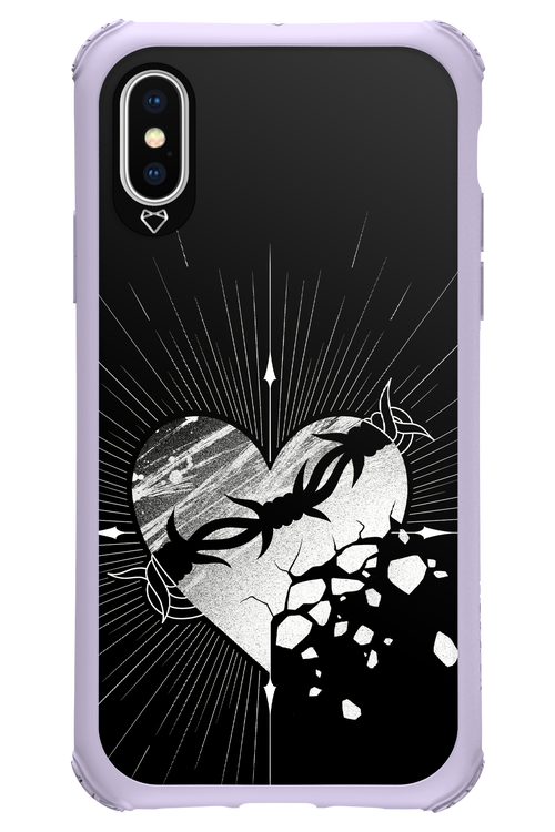 Fehér Szív - Apple iPhone XS