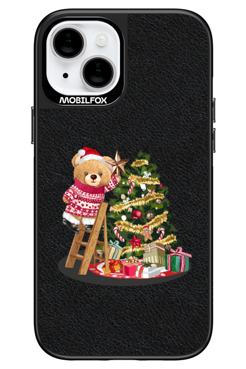 Christmas Bear (Leather) - Apple iPhone 14