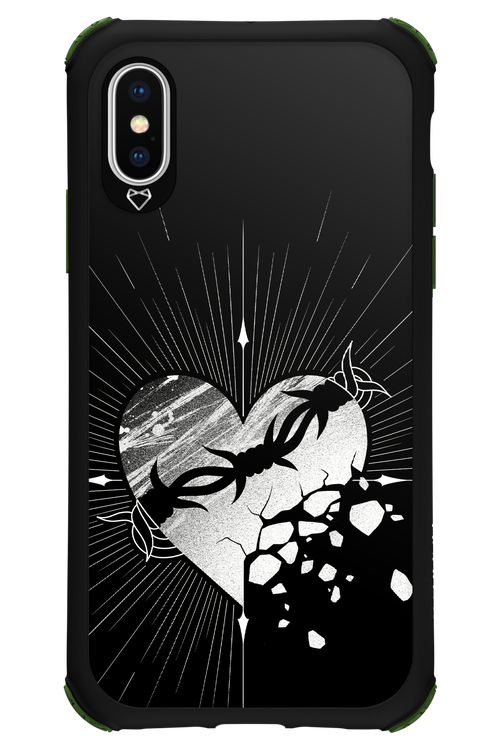 Fehér Szív - Apple iPhone XS