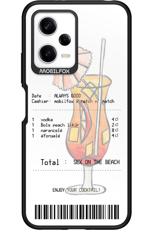 sex on the beach koktél - Xiaomi Redmi Note 12 5G