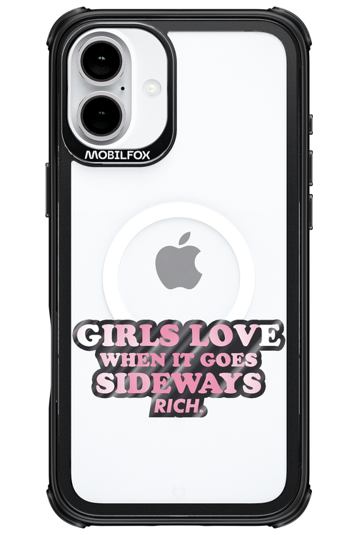 When it goes sideways - Apple iPhone 16 Plus