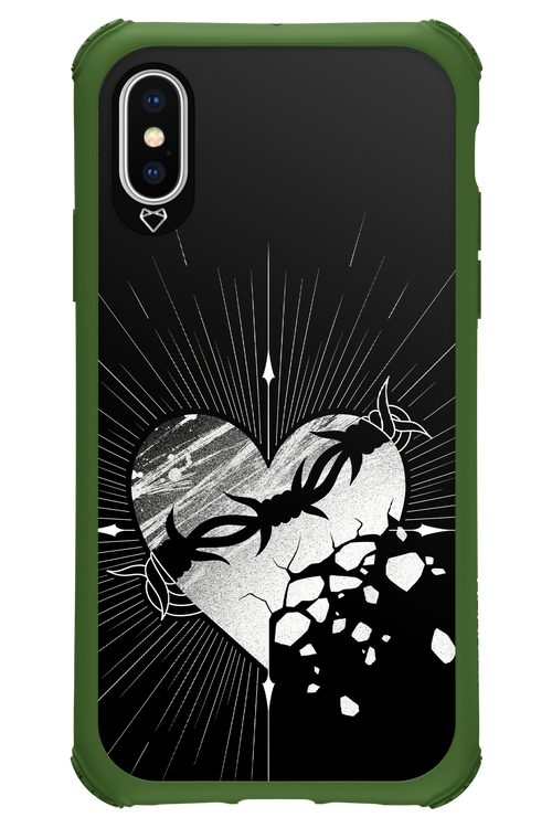 Fehér Szív - Apple iPhone XS