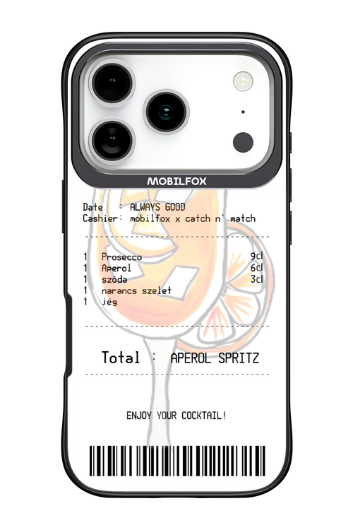 aperol spritz koktél - Apple iPhone 17 Pro