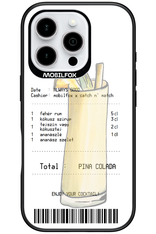 pina colada koktél - Apple iPhone 16 Pro