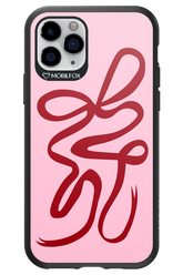Burgundy Bow - Apple iPhone 11 Pro
