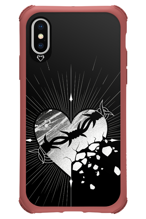 Fehér Szív - Apple iPhone XS