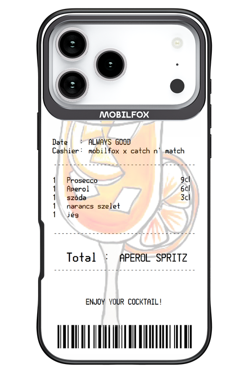 aperol spritz koktél - Apple iPhone 17 Pro Max