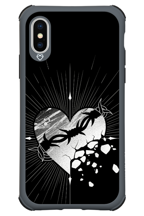Fehér Szív - Apple iPhone XS
