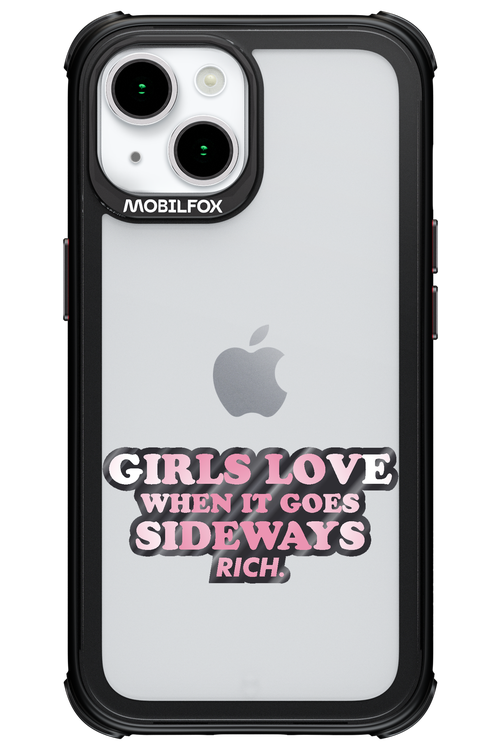 When it goes sideways - Apple iPhone 15