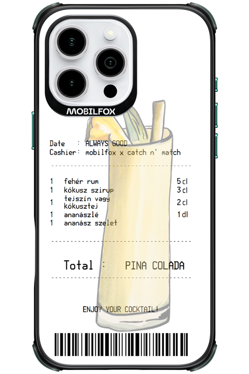 pina colada koktél - Apple iPhone 16 Pro Max