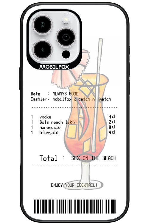 sex on the beach koktél - Apple iPhone 16 Pro Max