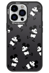 Iconic Mouse (antracite pattern) - Apple iPhone 13 Pro