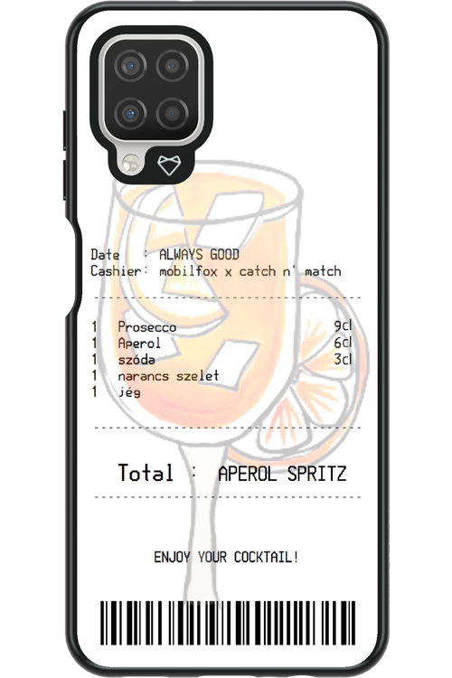 aperol spritz koktél - Samsung Galaxy A12