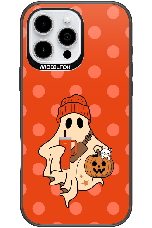 Ghost Girl (Orange) - Apple iPhone 16 Pro Max