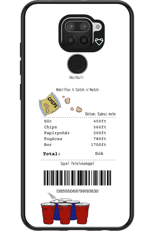 házibuli - Xiaomi Redmi Note 9