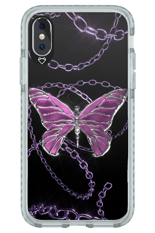 Butterfly Necklace - Apple iPhone X