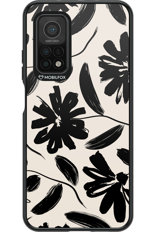 Monochrome Flowerss - Xiaomi Mi 10T 5G