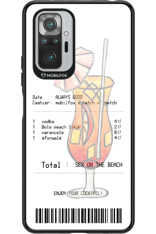 sex on the beach koktél - Xiaomi Redmi Note 10S