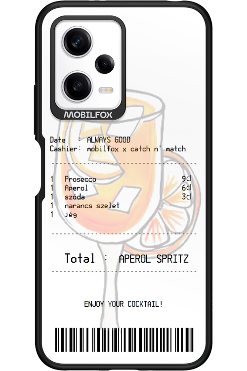 aperol spritz koktél - Xiaomi Redmi Note 12 5G
