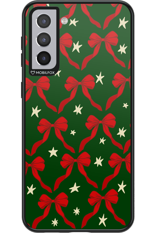 Bow & Stars (Green) - Samsung Galaxy S21+