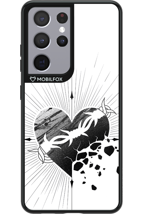 Fekete Szív 2.0 - Samsung Galaxy S21 Ultra