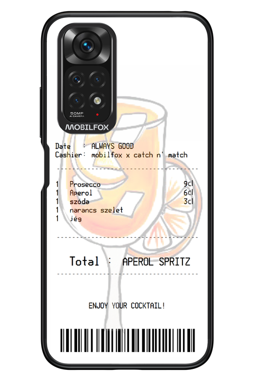 aperol spritz koktél - Xiaomi Redmi Note 11/11S 4G