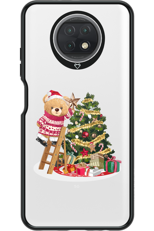 Christmas Bear (Transparent) - Xiaomi Redmi Note 9T 5G