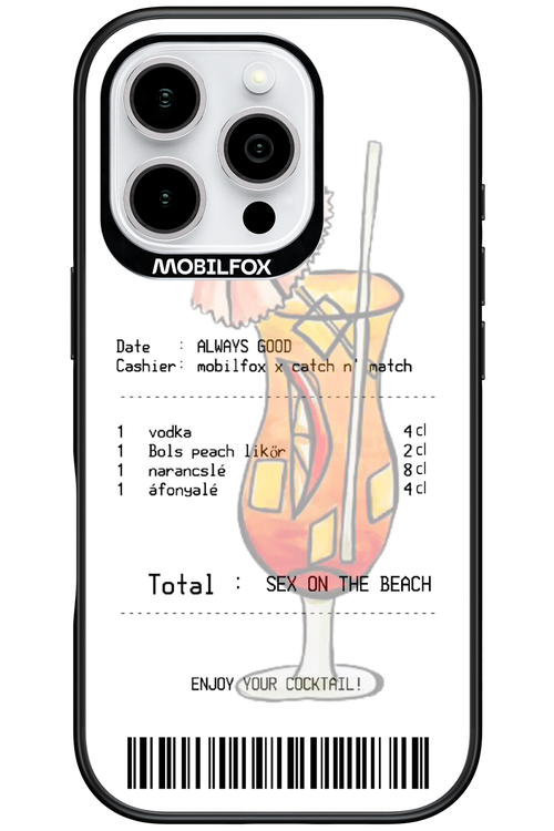 sex on the beach koktél - Apple iPhone 16 Pro