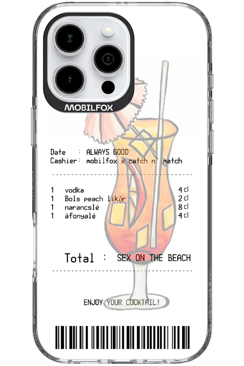 sex on the beach koktél - Apple iPhone 16 Pro Max