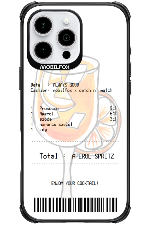 aperol spritz koktél - Apple iPhone 16 Pro Max