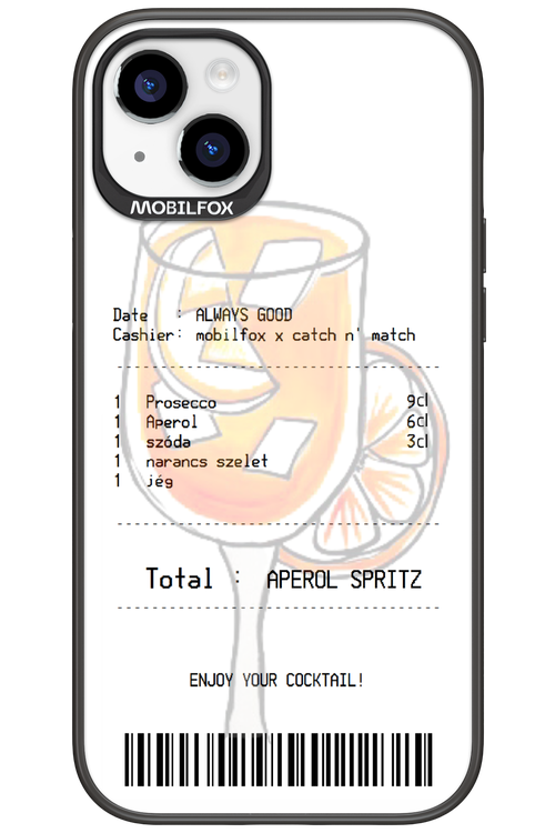 aperol spritz koktél - Apple iPhone 15 Plus