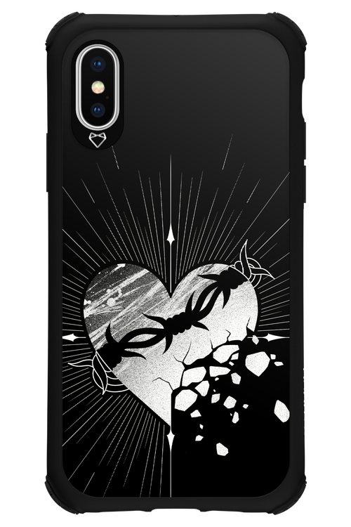 Fehér Szív - Apple iPhone XS