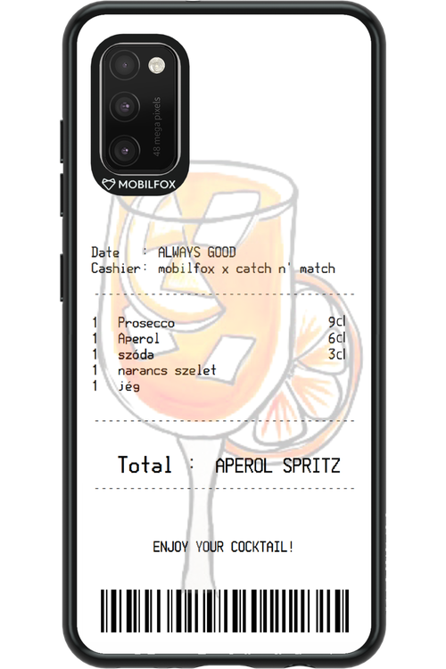 aperol spritz koktél - Samsung Galaxy A41