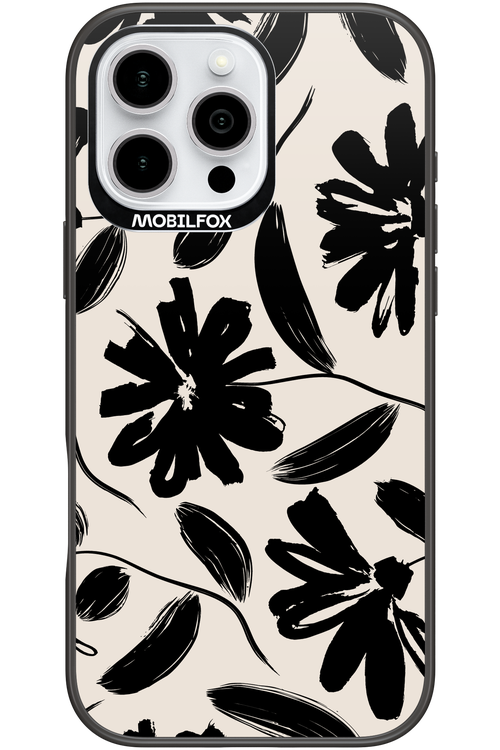 Monochrome Flowerss - Apple iPhone 16 Pro Max