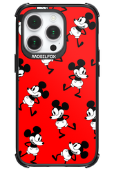 Iconic Mouse (red pattern) - Apple iPhone 14 Pro