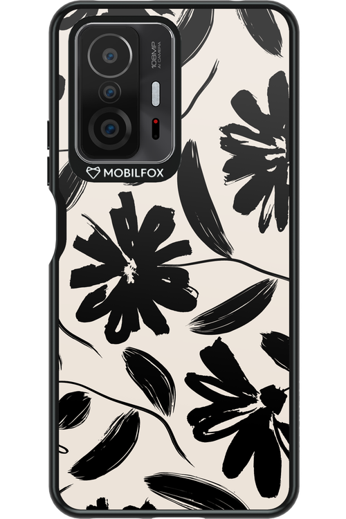 Monochrome Flowerss - Xiaomi Mi 11T