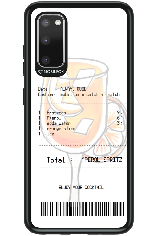 aperol spritz cocktail - Samsung Galaxy S20