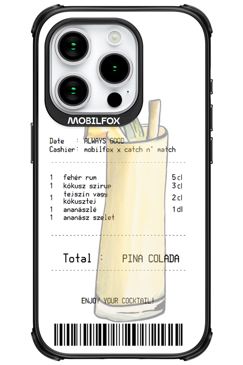 pina colada koktél - Apple iPhone 15 Pro