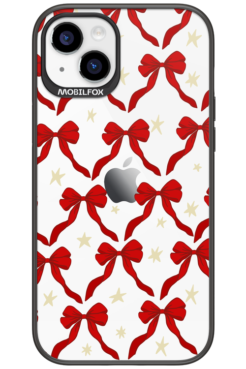 Bow & Stars (Transparent) - Apple iPhone 15 Plus