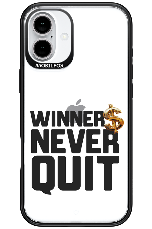 Winners Never Quit - Apple iPhone 16 Plus